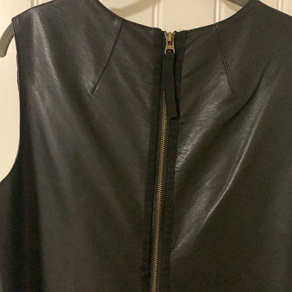 Leather shift dress , worn once only. - Picture 5 of 5
